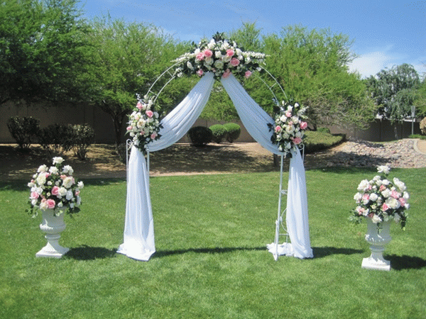 Красивая свадебная арка своими руками: формы и стили, материалы для украшения