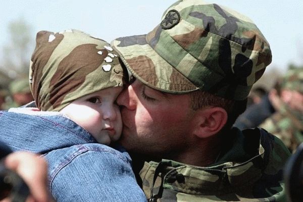 Военнослужащие с детьми